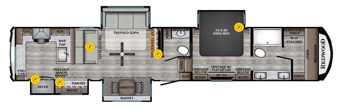 1U188A FLOORPLAN