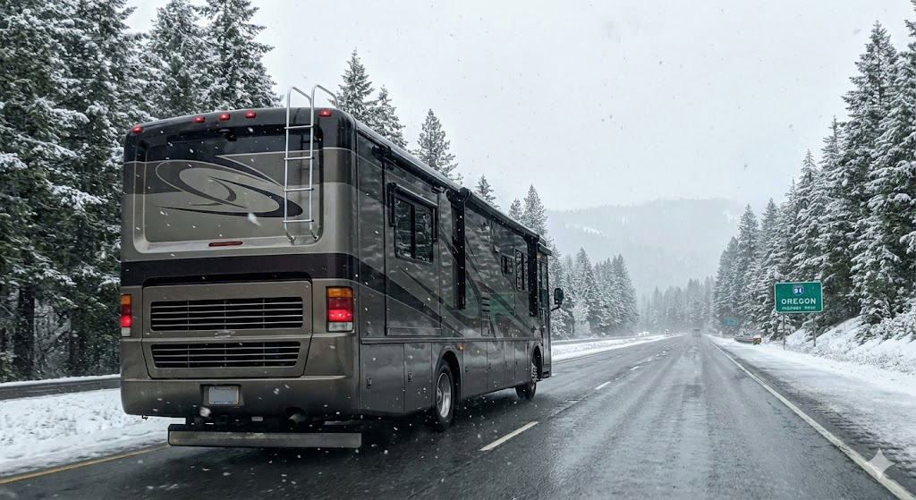 Winter RV servicing