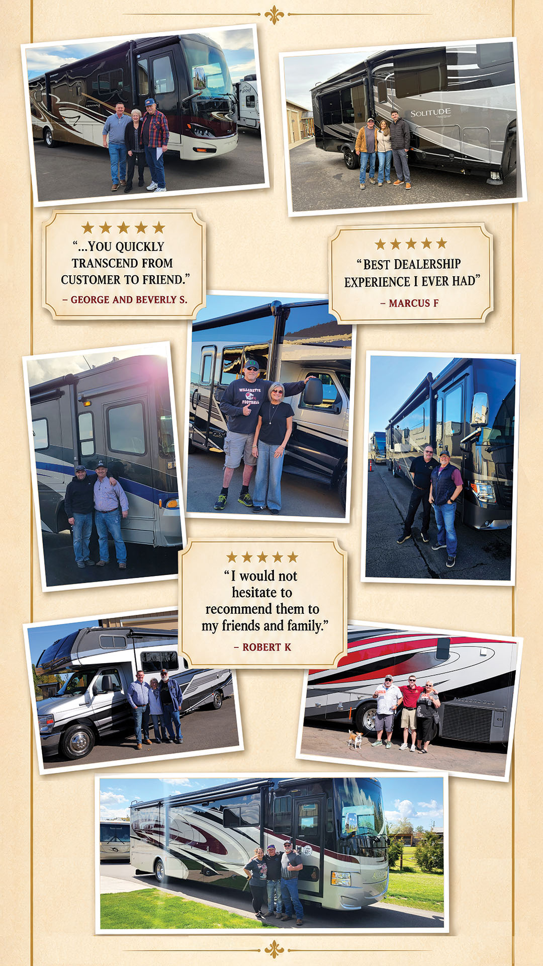 SLOGAN WITH CUSTOMER PICS